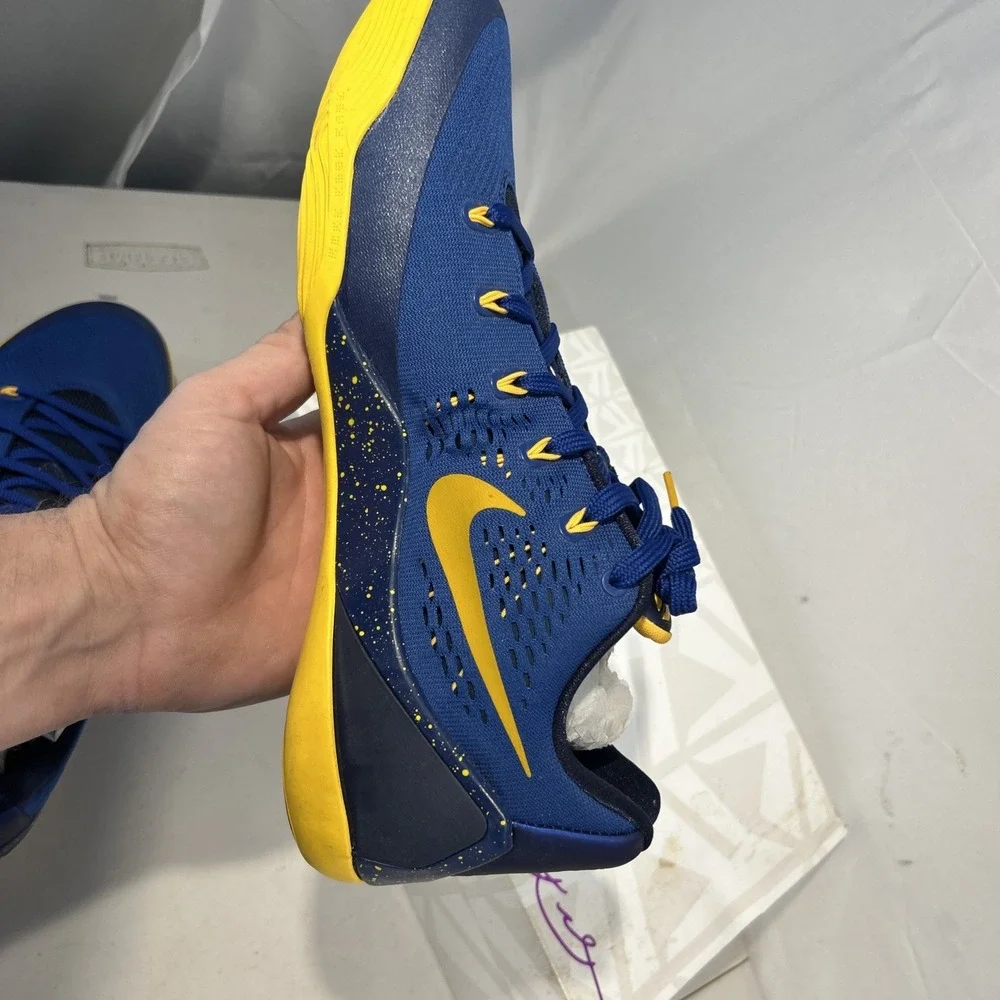 Nike Kobe 9 IX Low Em Men's Sneakers Size 12 , University Gold Gym Blue W/box